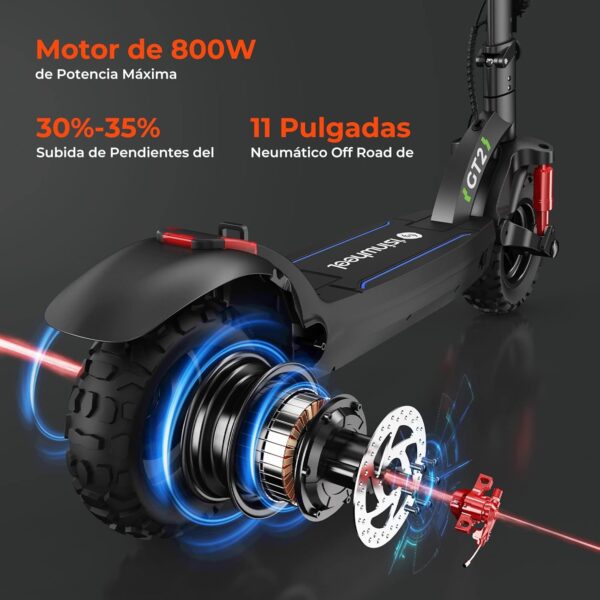 Motor de 800W.