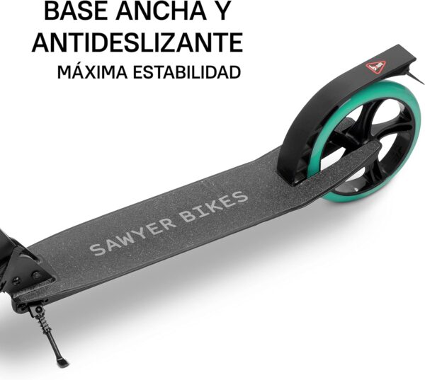 Patinete Sawyer Bikes con suspensión para niños de + 10 años y adultos.